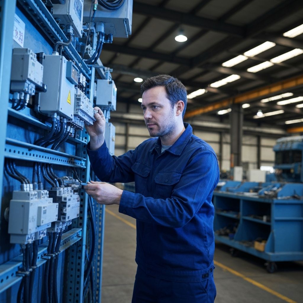 Installation tableau industriel